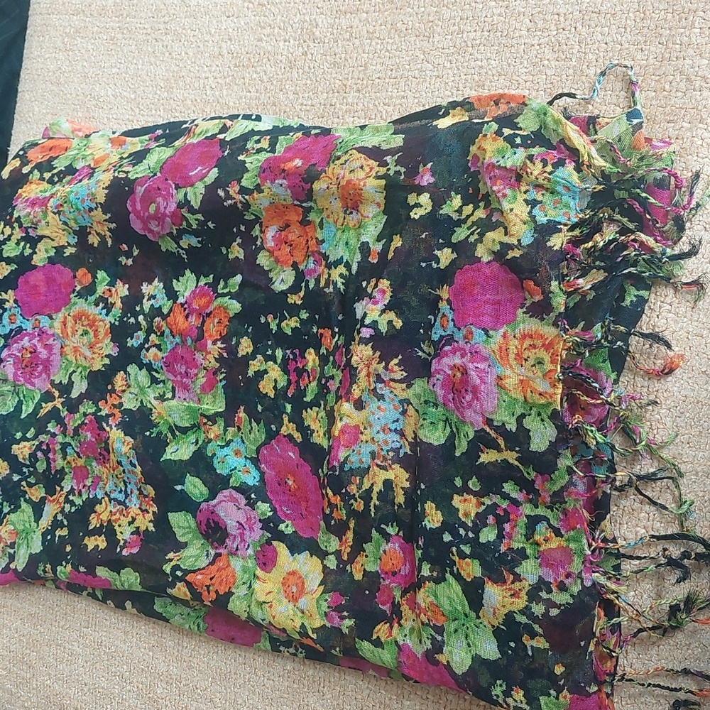 Floral wrap.
